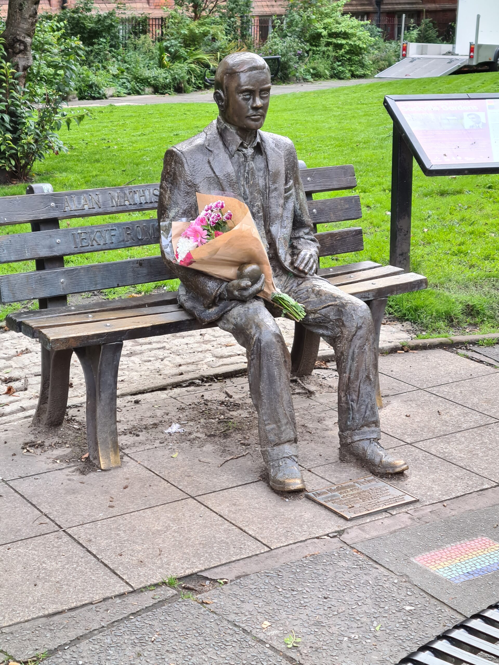 Alan Turing statue, Sackville Gardens, Manchester