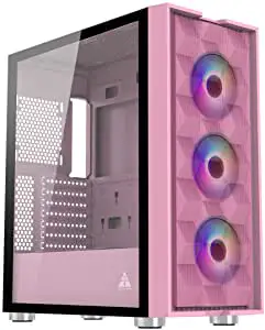 Golden Field Pink PC Case